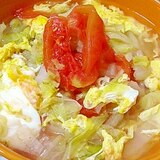 トマトと白菜の塩ラーメン